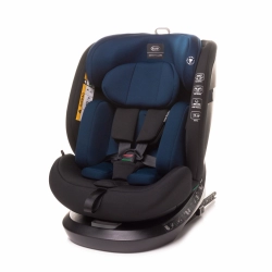 4Baby ROTO-FIX i-Size Navy Blue obrotowy fotelik samochodowy dla dziecka 0-36 kg lub 40-150 cm