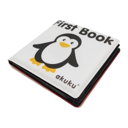 Książeczka edukacyjna do kąpieli z piszczkiem Akuku A0476 First Book