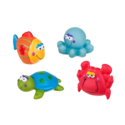 Zabawki kąpielowe Akuku A0362 zestaw 4 zabawek kąpielowych