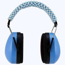 Słuchawki wyciszające dla dzieci ALECTO BV-71BW Niebieskie nauszniki ochronne dla dziecka od 18 miesięcy