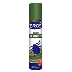 Bros Spray na odzież 90 ml odstrasza i zabija kleszcze