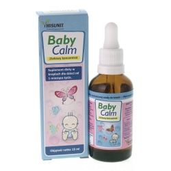 BabyCalm - preparat na kolkę u niemowląt - ziołowy koncentrat 15ml do przygotowania 50ml roztworu