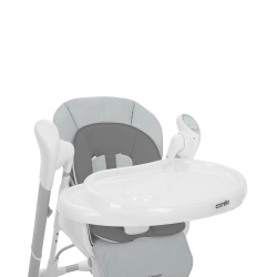 Carrello Baby CASCATA  2023 Ash Grey krzesełko do karmienia z funkcją huśtawki