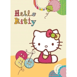 Kocyk dziecięcy 80x110 cm Hello Kitty koc licencyjny Detexpol