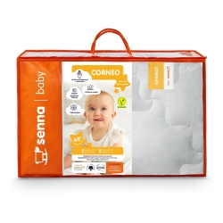 Komplet dziecięcy Senna Baby Corneo kołdra 135/100 cm + poduszka 60/40 cm pościel dziecięca wypełnienie Ingeo