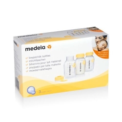 Medela zestaw 3x butelka 150 ml do karmienia i przechowywania mleka kobiecego - trójpak butelek