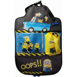 Samochodowa torba na zabawki - organizer do samochodu Minionki MNKFZ630