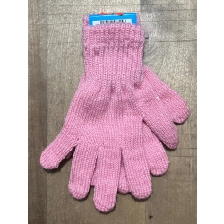 Dziecięce rękawiczki 5 palczaste 12 cm Goldtex różowe jasne