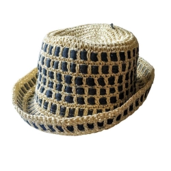 Słomkowy kapelusz dziecięcy kapelusik na lato dla dziecka na obwód głowy 50, 56 cm