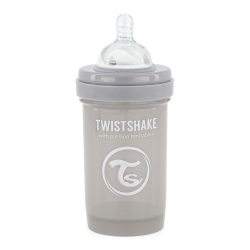 TWISTSHAKE Butelka Anti-Colic 180ml Pastel Grey