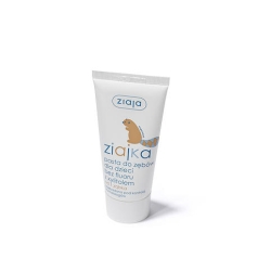 Ziajka pasta dla dzieci do mycia zębów 50 ml bez fluoru z xylitolem od 1 ząbka
