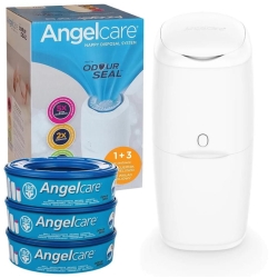 Pojemnik kosz na zużyte pieluchy Angelcare Captiva + 3 wkłady