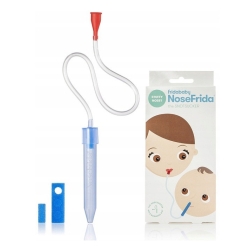 NoseFRIDA zestaw 3w1: Aspirator do nosa + spray solankowy +10 filtrów higienicznych do Fridy