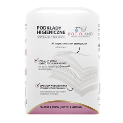 Jednorazowe podkłady do przewijania 1509  40x60 cm Bocioland opakowanie 10 sztuk BOC0150