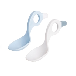 I can Multi Grip Spoon 2 łyżeczki do nauki samodzielnego jedzenia Light Blue&White