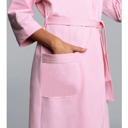 Italian Fashion szlafrok KALIA z rękawem 3/4 kolor różowy