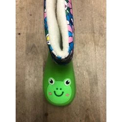 Kalosze dziecięce z ocieplaczem FROG zielone obuwie dla dziecka rozmiar 30/31 długość stopy 20 cm