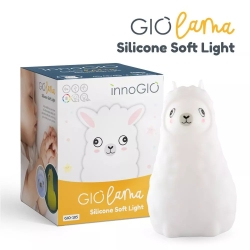 InnoGIO lampka silikonowa dziecięca GIOLama GIO-105 miękka lampka nocna dla dziecka