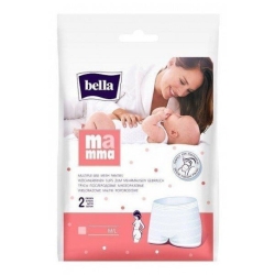Majtki poporodowe Bella Mamma majteczki dla kobiet po porodzie rozmiar M/L 2 sztuki