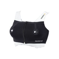 Medela nowy i ulepszony GORSET Easy Expression BLACK rozmiar LARGE czarny biustonosz do odciągania pokarmu bez użycia rąk