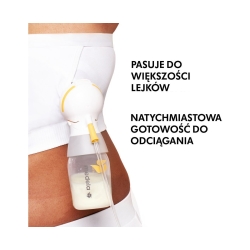 Medela gorset Hands Free rozmiar L wygodne i bezpieczne odciąganie pokarmu laktatorem bez użycia rąk