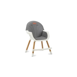MoMi FLOVI Grey Krzesełko dla dziecka do karmienia i zabawy