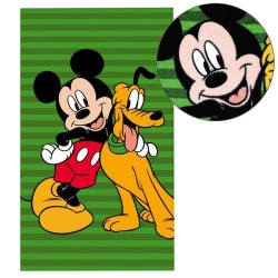Ręcznik dla dziecka bawełniany Frotte 30x50 cm Mickey Mouse 01 ręczniczek dziecięcy myszka Miki i pies Pluto
