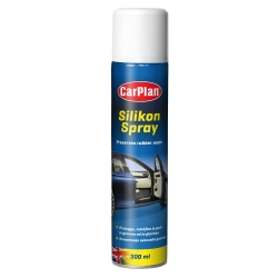 Silikon w sprayu 300ml CarPlan preparat do konserwacji - usuwa skrzypienie