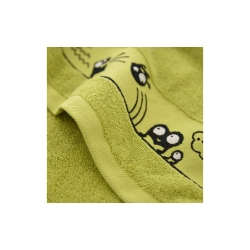 Ręcznik dla dziecka bawełniany Zwoltex 30x50 cm OCZAKI LIMONKA ręczniczek dziecięcy dla przedszkolaka