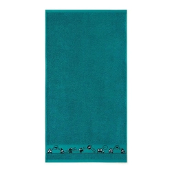 Ręcznik dla dziecka bawełniany Zwoltex 30x50 cm OCZAKI TURKUSOWY ręczniczek dziecięcy dla przedszkolaka