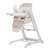 Carrello Baby CASCATA  2023 Cream Beige krzesełko do karmienia z funkcją huśtawki