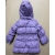 Chicco kurtka dziecięca płaszczyk dziewczęcy z kapturem fioletowa kurteczka dla dziewczynki rozmiar 80 cm