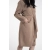 Italian Fashion szlafrok KARINA z długim rękawem kolor Camelowy rozmiar XXL 44