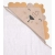 Albero Mio okrycie kąpielowe z kapturkiem Baby Animals&Love Lion A002 ręcznik bambusowy 120x50 cm