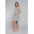 Italian Fashion koszula dla kobiet w ciąży lub karmiących CARLINA z krótkim rękawem Szary melanż z różowym rozmiar M