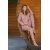 Wygodny komplet dres damski KARINA ubranie domowe Italian Fashion pudrowy róż - rozmiary M