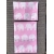 ATK pościel dziecięca 2 elementowa bawełniana różowa w białe SŁONIE poszewki na kołderkę 135/100 i poduszeczkę 60/40 cm