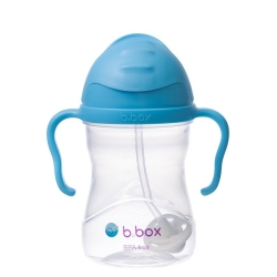 Kubek 4w1 b.box zestaw Blueberry borówkowy kubeczek treningowy bidon 240 ml