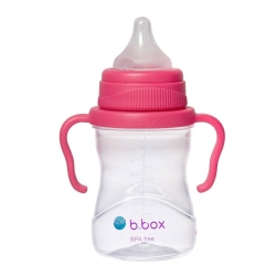 Kubek 4w1 b.box zestaw Raspberry malinowy kubeczek treningowy bidon 240 ml