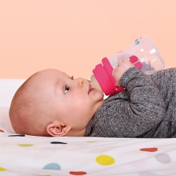Kubek 4w1 b.box zestaw Raspberry malinowy kubeczek treningowy bidon 240 ml