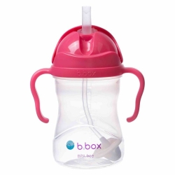Kubek 4w1 b.box zestaw Raspberry malinowy kubeczek treningowy bidon 240 ml