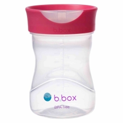 Kubek 4w1 b.box zestaw Raspberry malinowy kubeczek treningowy bidon 240 ml