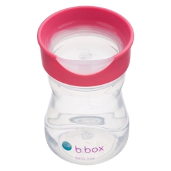 Kubek 4w1 b.box zestaw Raspberry malinowy kubeczek treningowy bidon 240 ml