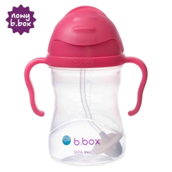 Bidon ze słomką b.box Raspberry malinowy kubek 240ml