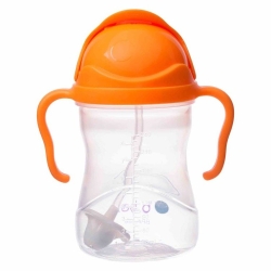 *NOWY* innowacyjny bidon ze słomką b.box Orange Zing pomarańczowy kubek 240ml