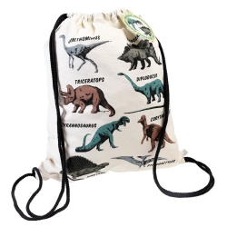 Rex London bawełniany worek-plecak dla przedszkolaka Dinozaury