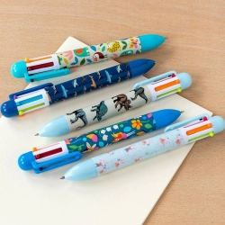 Długopis 6 kolorów, Mimi i Milo, Rex London 29758 Kolorowy długopis dla dzieci