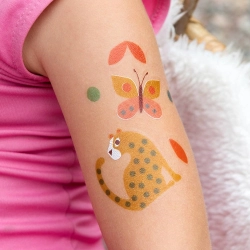Tatuaże zmywalne dla dzieci Dzikie Zwierzęta Rex London