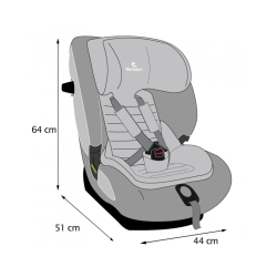 Renolux OLYMP Passion fotelik samochodowy i-Size dla dziecka 9-36 kg, 76-150 cm od 15 miesiąca do 12 lat