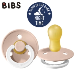 BIBS Blush Night rozmiar L dla dziecka 18m+ Smoczek Uspokajający kauczuk Hevea